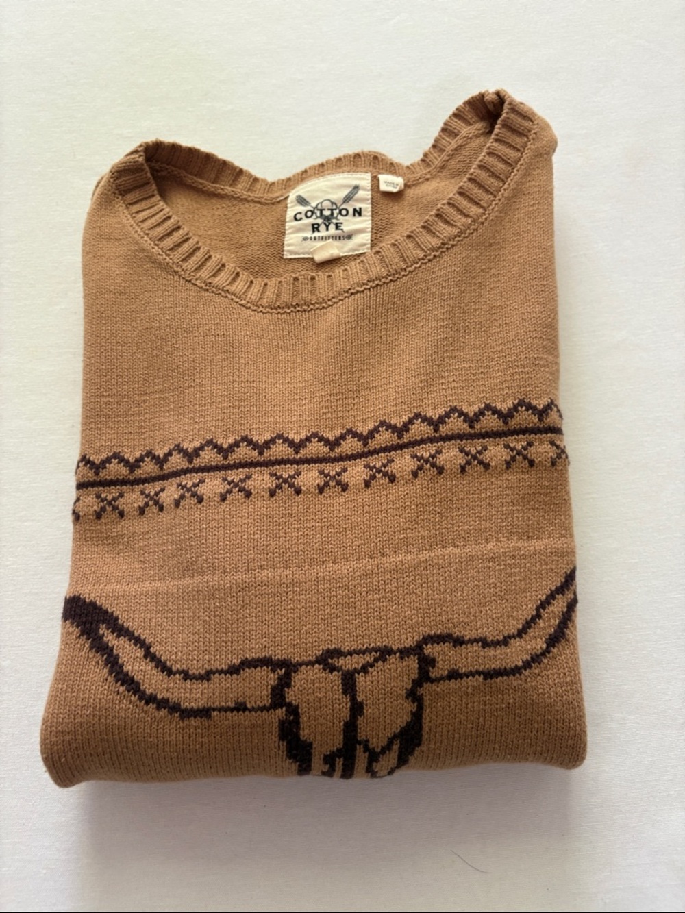 Cotton & Rye Tan Knit Sweater - Picture 11 of 11